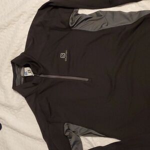 Salomon XL 1/4 zip black NWOT